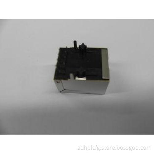 Single Port Tab Down Magnetic RJ45 Transformer, 10/100 BASE